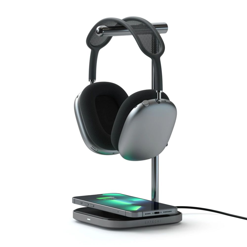 Satechi 2-in-1 Headphone Stand with Wireless Charger – MacGear New