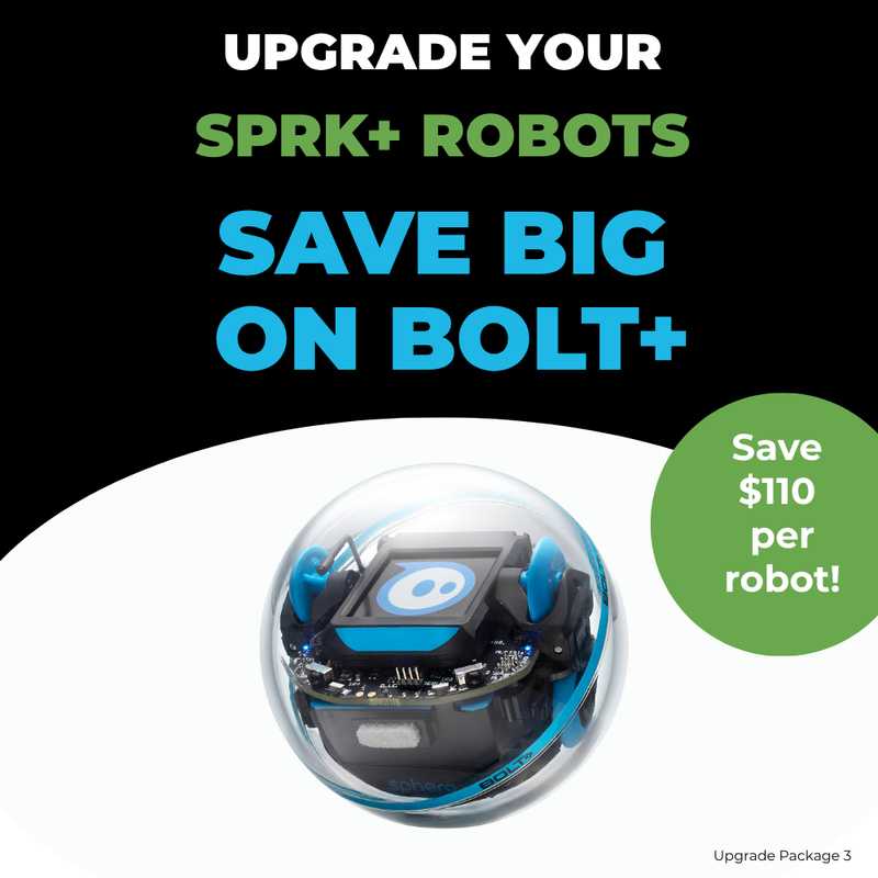 Upgrade Sphero SPRK+ Robots to BOLT+ Robots (Upgrade Package 3)