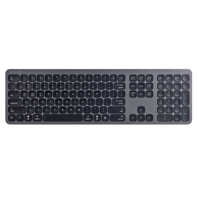 Bonelk KM-447 Slim Bluetooth Wireless Keyboard and Mouse Combo Space Grey