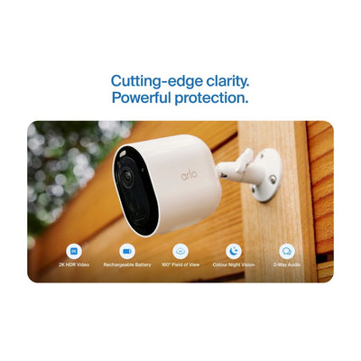 Arlo Pro 6 2K Outdoor Security Camera - 2 Pack