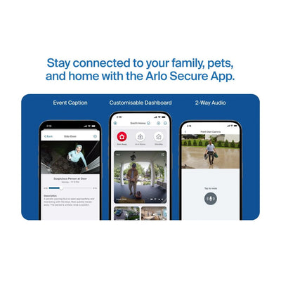 Arlo Pro 6 2K Outdoor Security Camera - 2 Pack