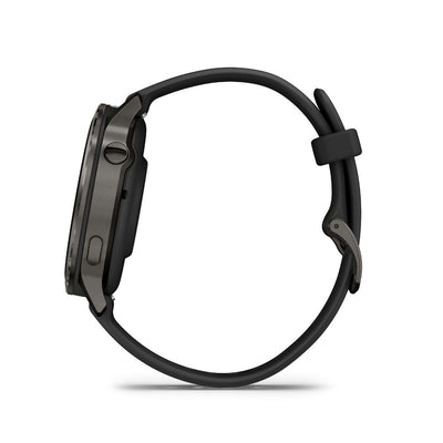Garmin Venu 4 - 41mm Slate with Black Silicone Band