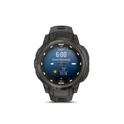 Garmin Instinct Crossover AMOLED Charcoal with Charcoal Silicone Band