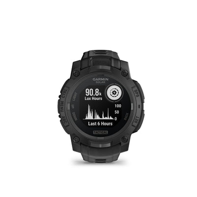 Garmin Instinct 3 45 mm Solar Tactical Edition (Black with black silicone band)