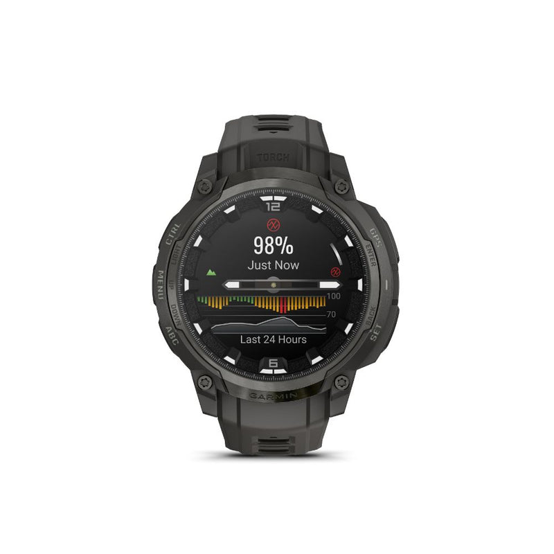 Garmin Instinct Crossover AMOLED Charcoal with Charcoal Silicone Band