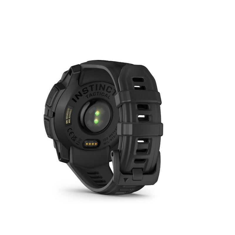 Garmin Instinct 3 45 mm Solar Tactical Edition (Black with black silicone band)