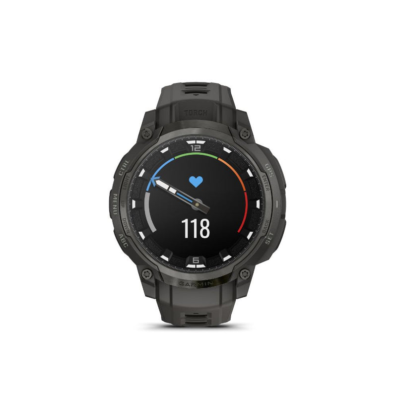 Garmin Instinct Crossover AMOLED Charcoal with Charcoal Silicone Band