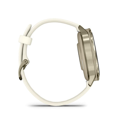 Garmin Venu 4 - 41mm Lunar Gold with Bone Silicone Band
