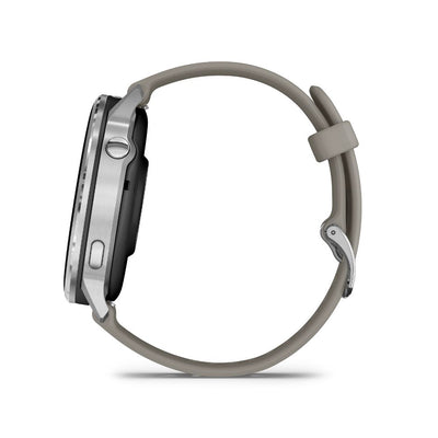 Garmin Venu 4 - 45mm Silver with Silver Gray Silicone Band