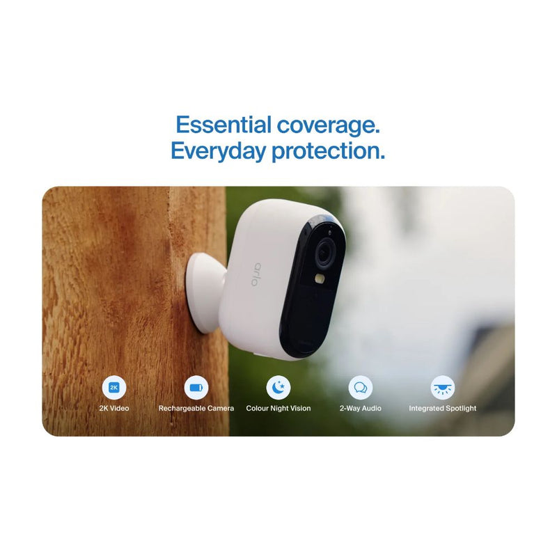 Arlo Essential 3 2K Outdoor Security Camera - 1 Pack