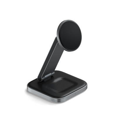 Satechi 2-in-1 Foldable QI2 Wireless Charging Stand