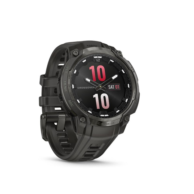 Garmin Instinct Crossover AMOLED Charcoal with Charcoal Silicone Band