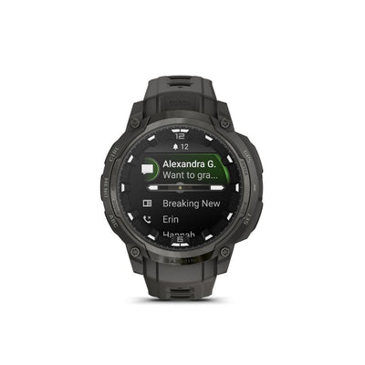 Garmin Instinct Crossover AMOLED Charcoal with Charcoal Silicone Band