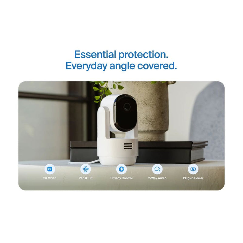 Arlo Essential 3 2K Indoor Powered PTZ Camera - 1 Pack