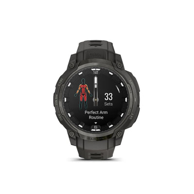 Garmin Instinct Crossover AMOLED Charcoal with Charcoal Silicone Band