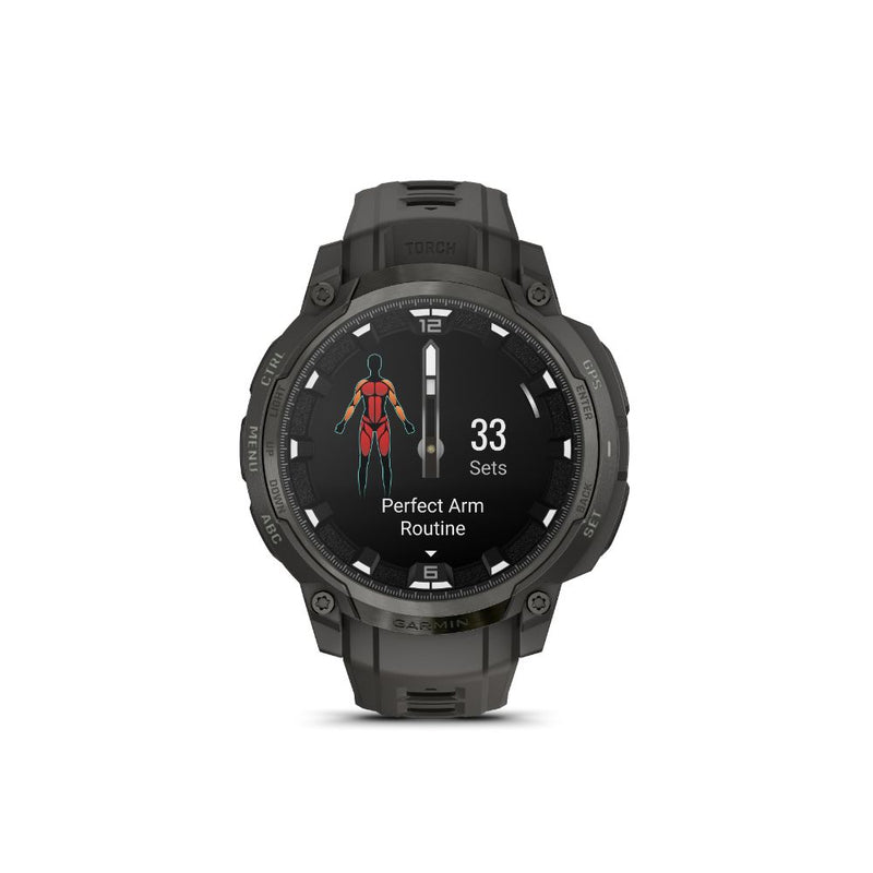 Garmin Instinct Crossover AMOLED Charcoal with Charcoal Silicone Band