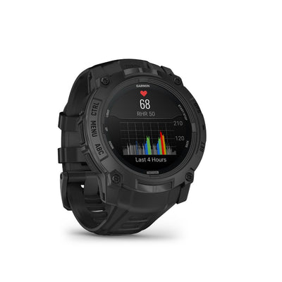Garmin Instinct 3 50 mm AMOLED Tactical Edition (Black with black silicone band)