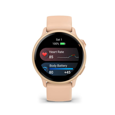 Garmin Vivoactive 6 (Metallic Jasper Green with Jasper Green Silicone Band) copy