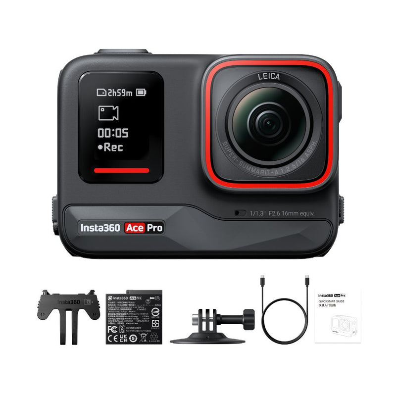 Insta360 Ace Pro 8k Action Camera (Black)