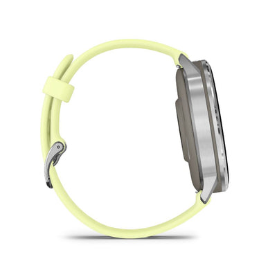 Garmin Venu 4 - 45mm Silver with Citron Band