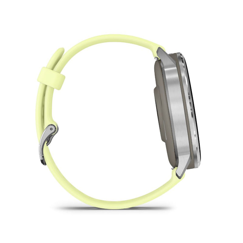 Garmin Venu 4 - 45mm Silver with Citron Band