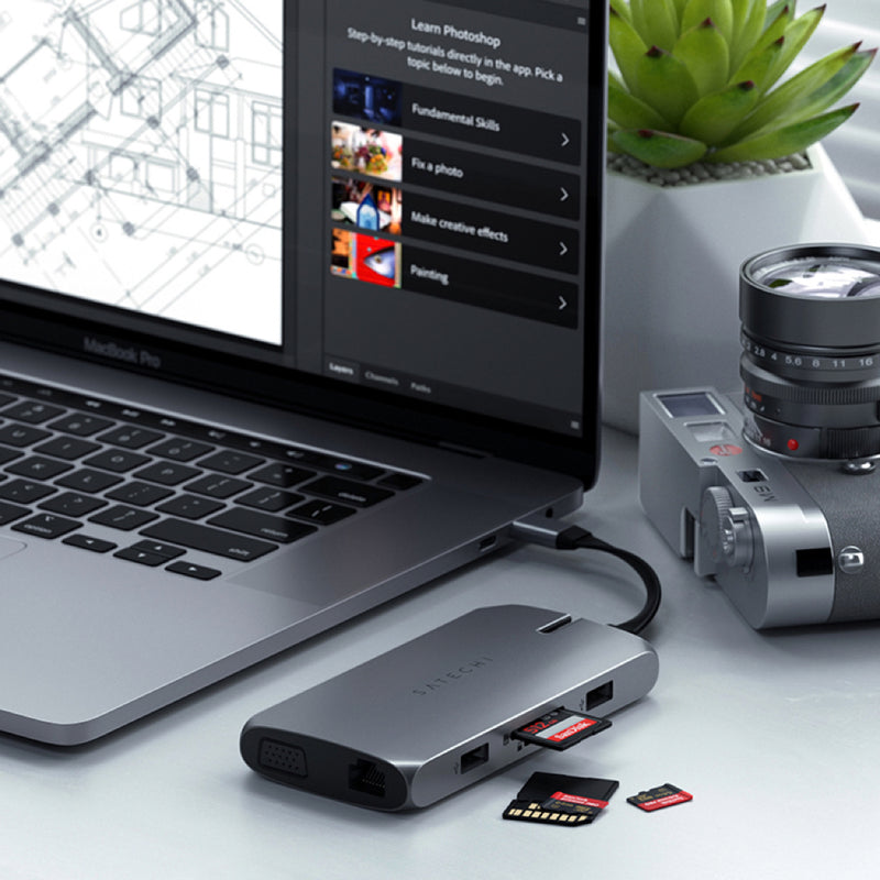Satechi USB-C On-the-Go Multiport Adapter (Space Grey)
