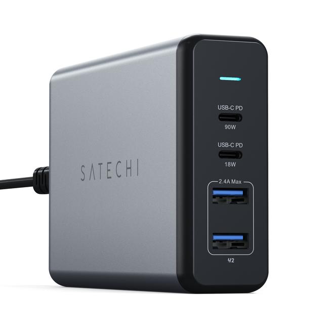 Satechi 108W Pro USB-C PD Desktop Charger (Space Grey)