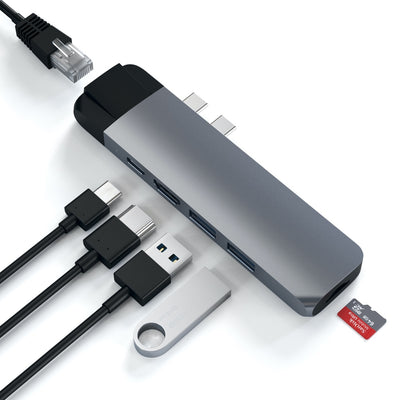 Satechi USB-C Pro Hub, Ethernet &4K HDMI