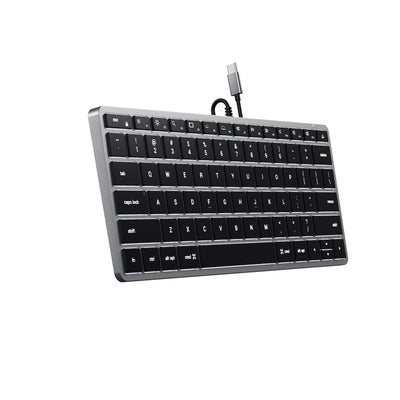 Satechi Slim W1 Wired USB-C Backlit Keyboard (Space Grey)