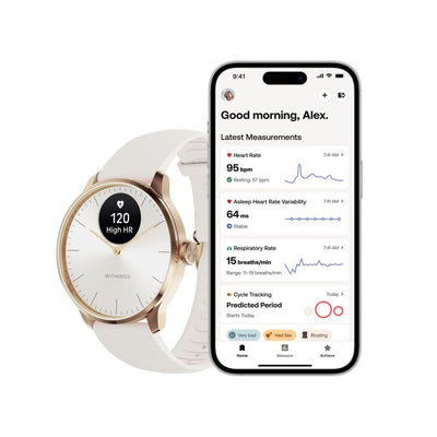 Withings Scanwatch Light 37 mm Rose Gold