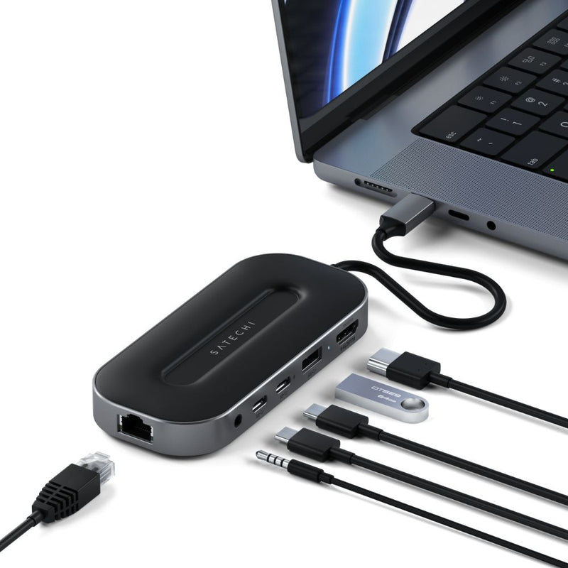 Satechi USB4 Multiport Adapter with 2.5G Ethernet (Space Grey)