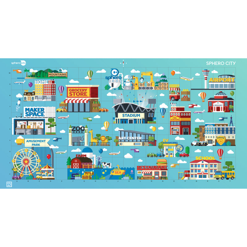 SPHERO Code Mat "City & Golf" 2-sided with activity cards [ship with CMACARD02]