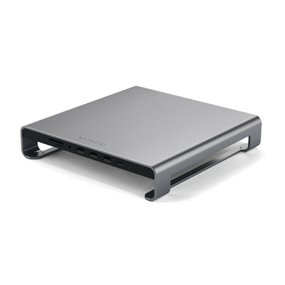 Satechi USB-C Aluminium Monitor Stand Hub for iMac (Space Grey)