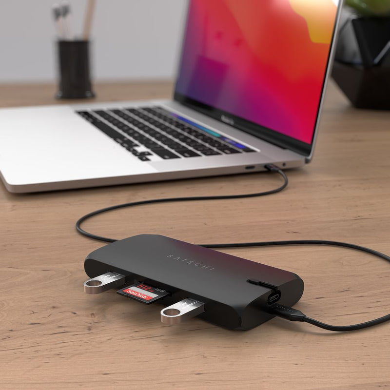Satechi USB-C On-the-Go Multiport Adapter (Black)