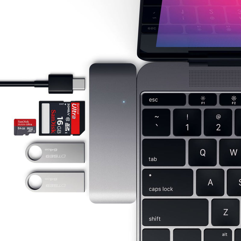 Satechi USB-C USB Pass Through Hub